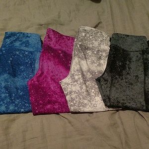 Crop galaxy yoga pants