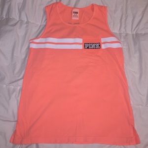 PINK orange muscle tee