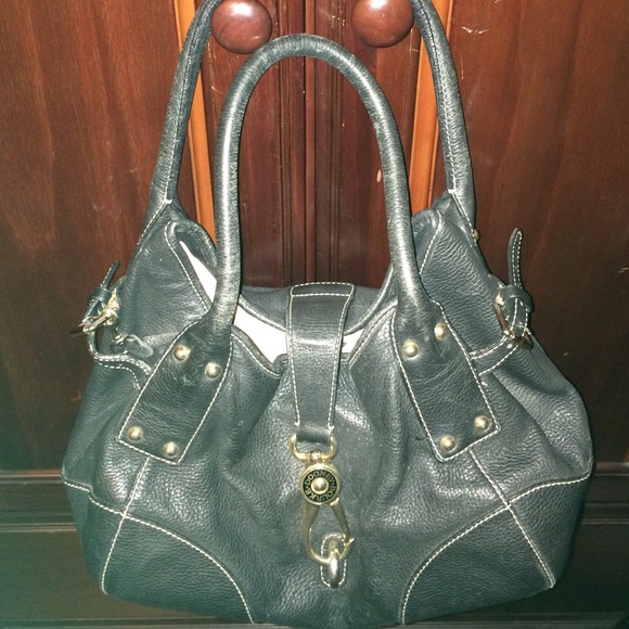 Dooney & Bourke black leather bag