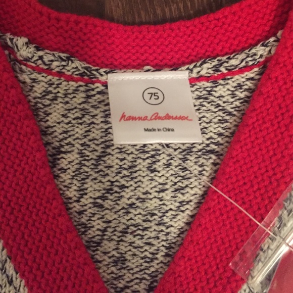 Hanna Andersson size 75 tie cardigan - Picture 2 of 2