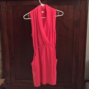 Coral dress