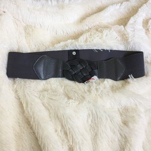 NY&C Gray Corded Belt w/ Elastic Band