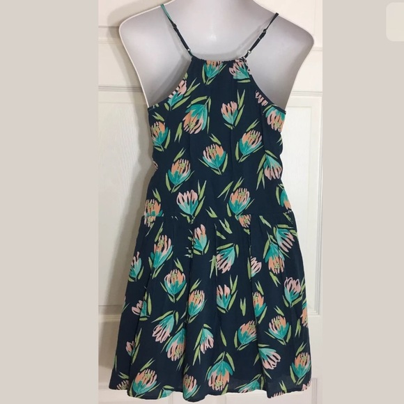 LC Lauren Conrad Lace Trim Spaghetti Strap Dress - Picture 4 of 8