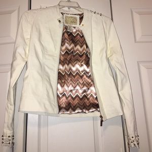 Leather Studded Jacket
