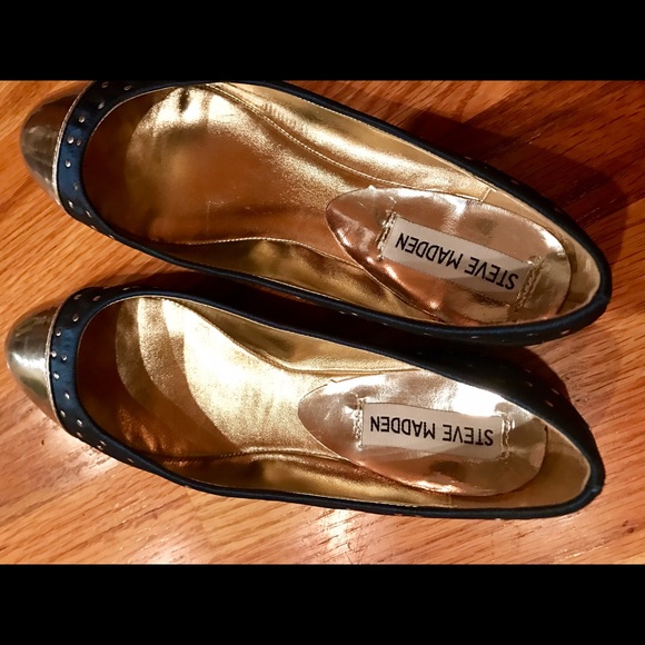 Ballet Flats - navy & gold - Picture 3 of 4