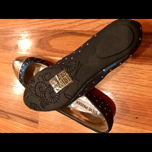 Ballet Flats - navy & gold - Picture 4 of 4