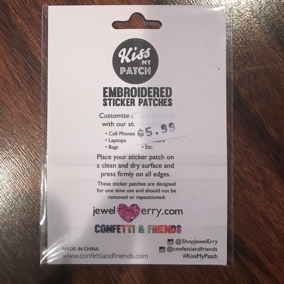 Kiss My Patch Hamsa Sticker Patch - Picture 2 of 2