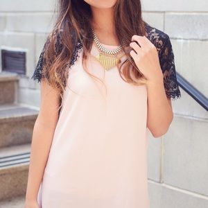 Pink Lace Dress