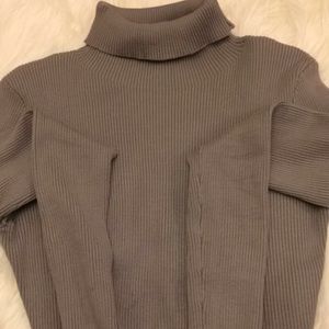 NWOT Missguided grey sweater crop top