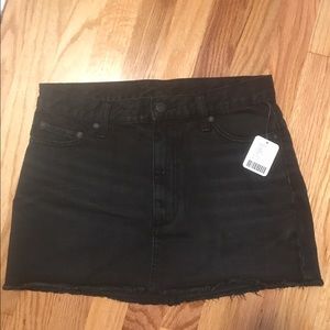 Free people black mini skirt, size 2