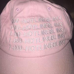 Hotline bling hat, OVO, Drake dad hat