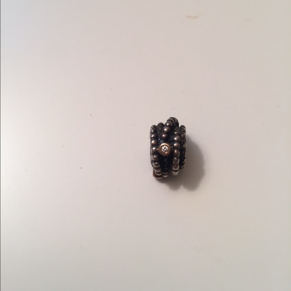 Pandora Gold and Silver Bead