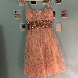 Rose gold dress