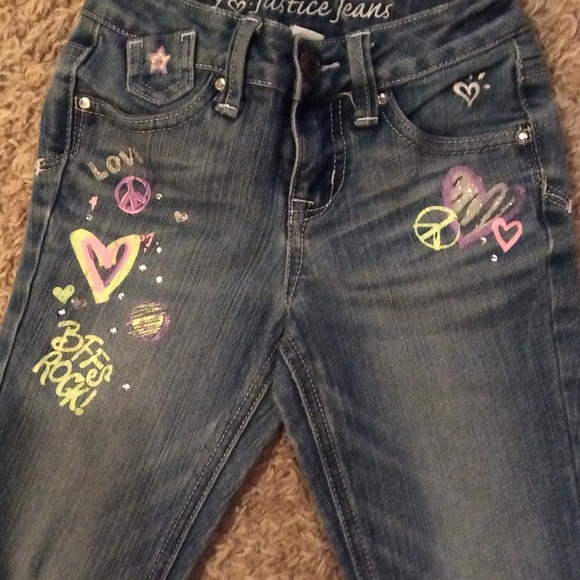 Peace and Love Justice jeans 👖
