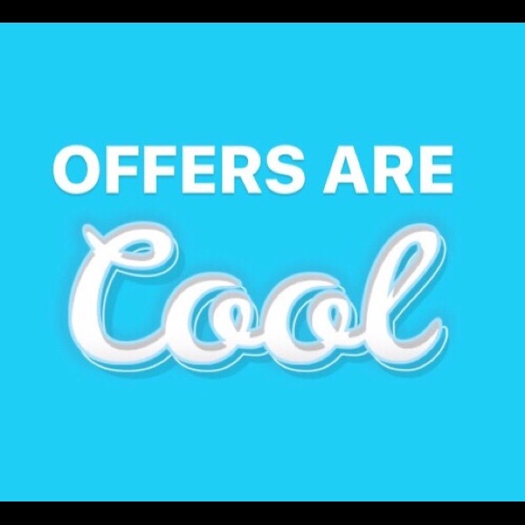 Make an offer! Use the button or just ask!