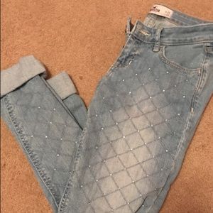 Hollister embellished jeans