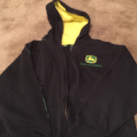 John Deere Black Hoodie