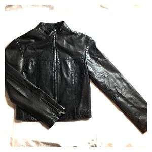 Wilson's crop leather jacket