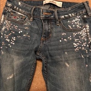 Hollister Embroidered Jeans