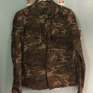 Camouflage jean jacket