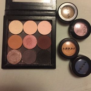 Z Pallette with Lorac eyeshadows