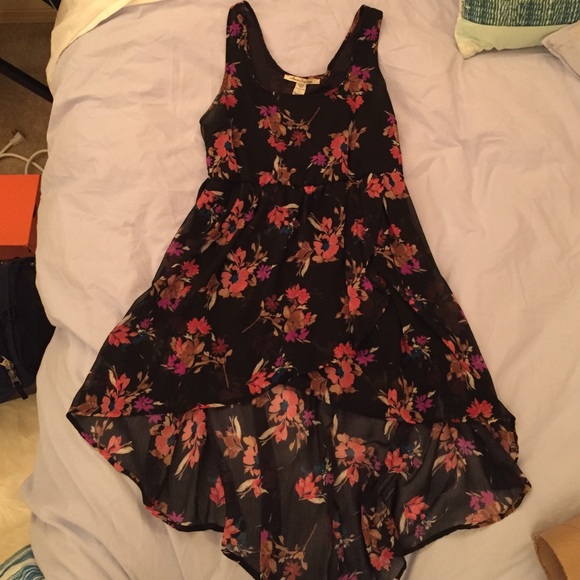 Black High-Low Dress