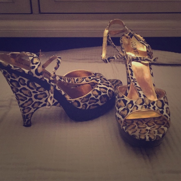 T-strap heels