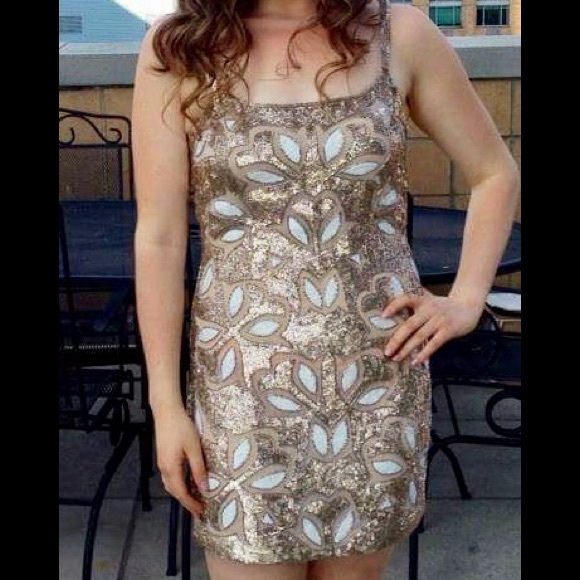 needle and thread hand sewn sequin mini dress - Picture 3 of 3