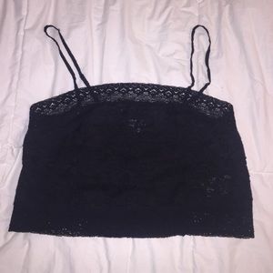 Lace crop top