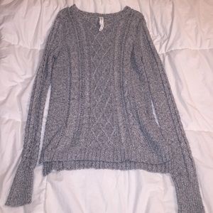 Gray sweater