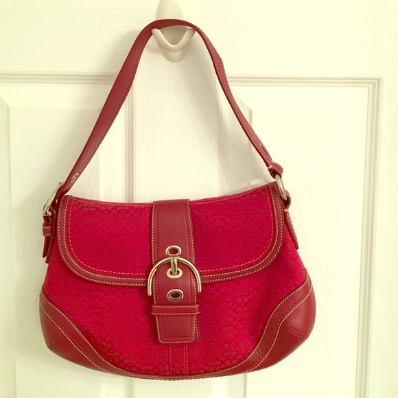 Red Classic COACH Purse