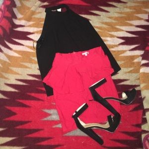 Red Charlotte Russe skirt 🌹