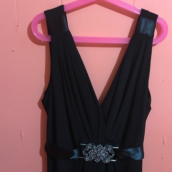 Women's Black Formal Dress Size 10 - Picture 3 of 4