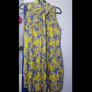 Sleeveless summery midi dress