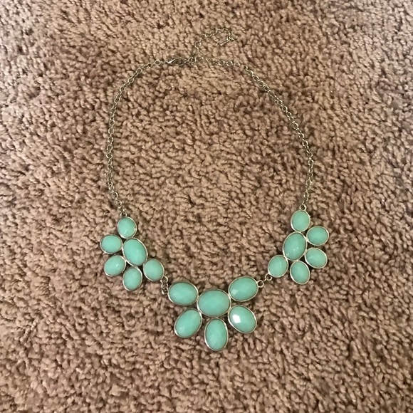 Charming Charlie's turquoise and silver necklace