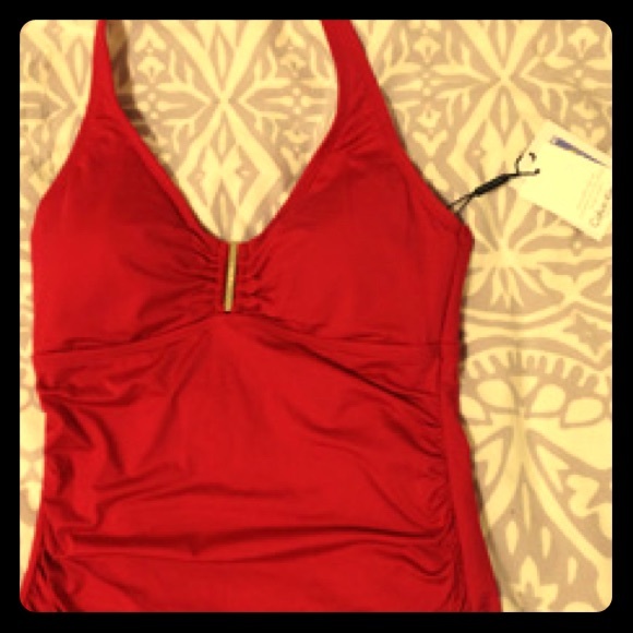 Calvin Klein Swimwear Halter NWT