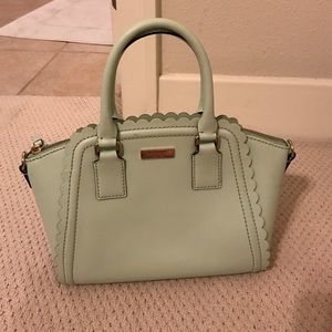 Kate Spade scalloped mint purse