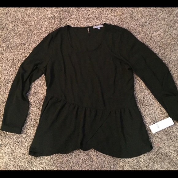 Brand New Black sheer Blouse