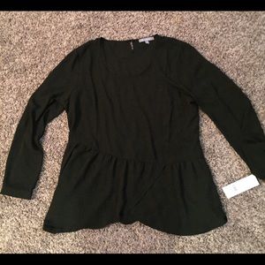 Brand New Black sheer Blouse