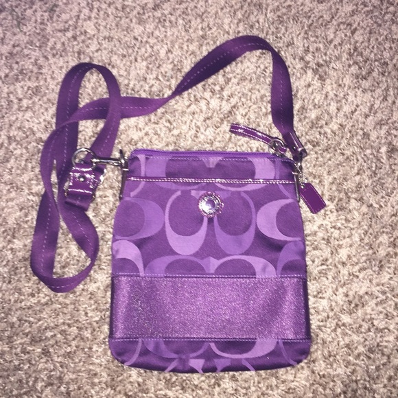 Plum Coach Purse