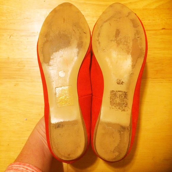 Dolce Vita Lunna Red Suede Captoe Smoking Flats - Picture 3 of 5