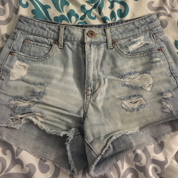 Denim shorts