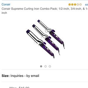 Conair Curlers (Bundle 3 Sizes)
