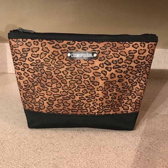 Cheetah Makeup Bag
