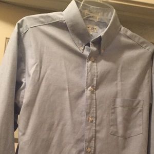 Long sleeve dress shirt (light blue).