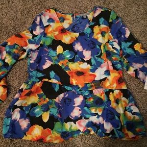 Brand New Floral Sheer Blouse