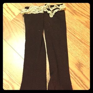 ❗️DONATING SOON❗️DARK BROWN KNEE HIGH SOCKS