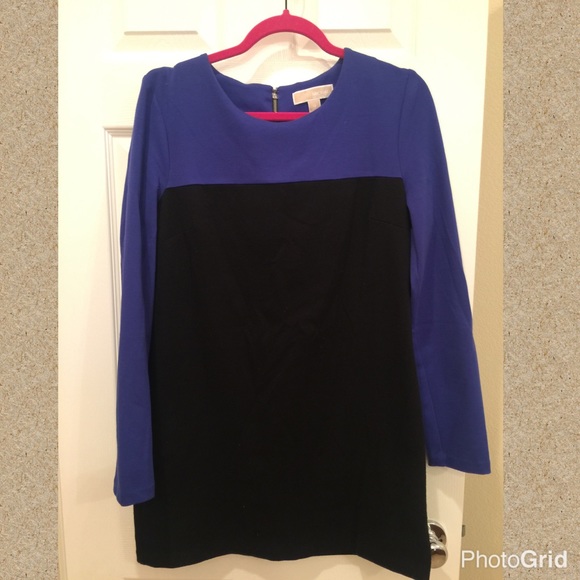 Michael Kors Blue and Black Dress Size 12