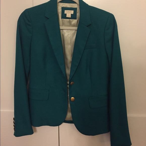 J. Crew Factory teal blazer