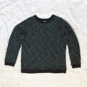 UO Multicolored Black Knit Sweater